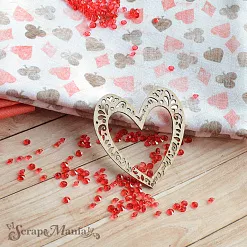 Чипборд "Алиса в сказке. Шейкер. Черви мини (ScrapMania)