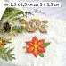 Нож "Вышивка. Пуансеттия крупная", 5х5,5 см (ScrapMania)