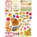 Скрап-карта А4 "По грибы, по ягоды. Картинки и теги" (ScrapMania)