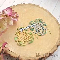 Нож "Королевский декор. Решетка", 5х5,5 см (ScrapMania)