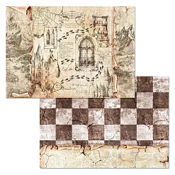 Набор бумаги А4 "Факультет магии", 12 листов (ScrapMania)