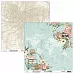 Набор бумаги 15х15 см "Wanderlust", 24 листа (Mintay)