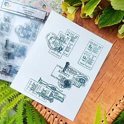 Штамп "Old Tickets", 3х6,2 см (DreamLight Studio)