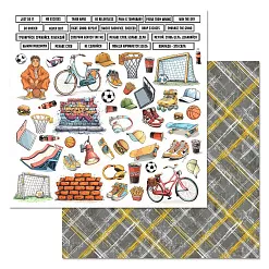 Бумага "Ребята с нашего двора. Картинки" (ScrapMania)