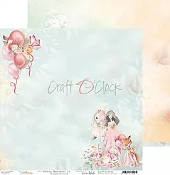 Набор бумаги 30х30 см "Princess adventures", 6 листов (CraftO'clock)