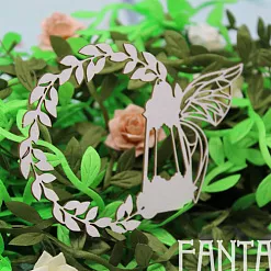 Украшение из чипборда "Рамка с фонарем" (Fantasy) Украшение из чипборда "Рамка с фонарем" (Fantasy)