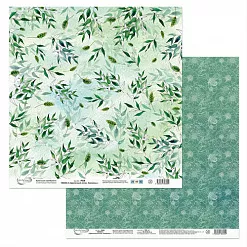 Бумага "Цветочный атлас. Анемоны. Зелень" (Mr.Painter)