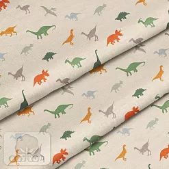 Отрез ткани 79х50 см "Юрский период" (Cotton)