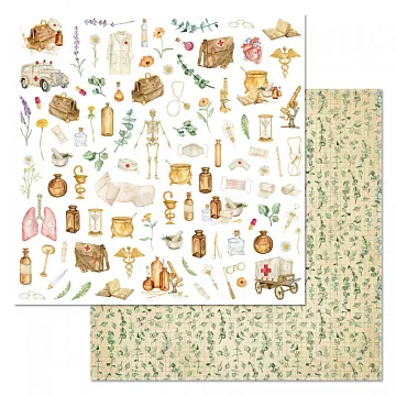 Бумага "Спасибо, доктор! Детали" (ScrapMania)