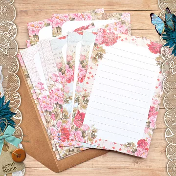 Набор листов А6 в конверте "Алиса в сказке. Журналинг", 12 листов (ScrapMania)