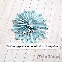 Нож "Игрушки на елку 3D. Сказочная снежинка", 6х14,6 см (ScrapMania)