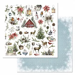 Набор бумаги 20х20 см "Новогодние традиции", 12 листов (ScrapMania) Набор бумаги 20х20 см "Новогодние традиции", 12 листов (ScrapMania)