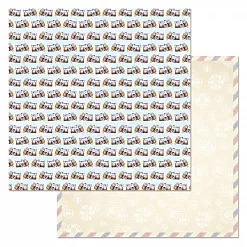 Набор бумаги 30,5х30,5 см "Путеводитель", 12 листов (ScrapMania)