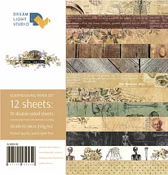 Набор бумаги 30х30 см "Homo sapiens", 12 листов (DreamLight Studio)