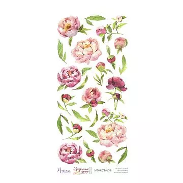 Бумага 15х30 см "Рукодельный будуар. Картинки для вырезания 02" (Muscari)