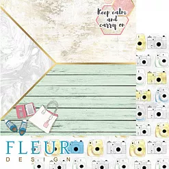 Набор бумаги 15х15 см "Мечтай", 24 листа (Fleur-design)