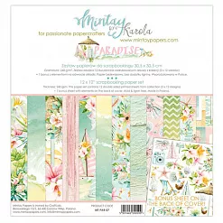 Набор бумаги 30х30 см "Paradise", 12 листов (Mintay) Набор бумаги 30х30 см "Paradise", 12 листов (Mintay)