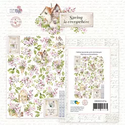 Набор высечек "Spring is everywhere", 38 шт (DreamLight Studio)