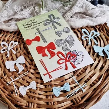 Нож "Подарочные бантики", 3,7х4,5 см (AgiArt)