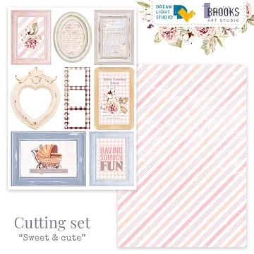 Бумага А5 "Sweet & cute. Рамки" (DreamLight Studio)