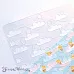 Трафарет 15х18 см "Пчелки. Облака" (ScrapMania)