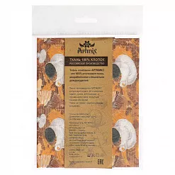 Отрез ткани 48х50 см "Кофе-тайм. Крупные чашечки на коричневом фоне" (Артмикс)