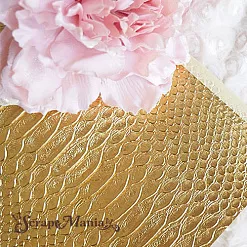 Отрез экокожи 30х69 см "Текстурный. Питон золотой" (Pty Китай) Отрез экокожи 30х69 см "Текстурный. Питон золотой" (Pty Китай)