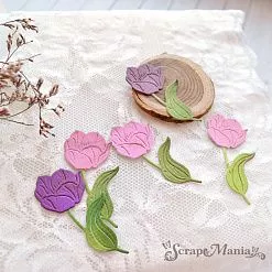 Нож "Весенний тюльпан. Цветок", 2,2х5,2 см (ScrapMania)