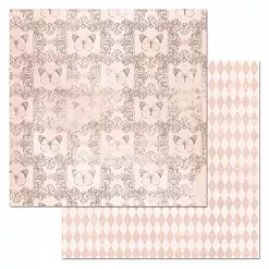 Набор бумаги 30,5х30,5 см "Фономикс. Свадебный букет", 12 листов (ScrapMania)