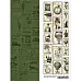 Лист с картинками 10х30 см "Мужской винтаж. Марки" (ScrapMania)