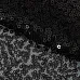Отрез ткани 33х33 см "Пайетки. Черный" (АртУзор)