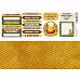 Лист с картинками 10х30 см "Пивная. Надписи" (ScrapMania)