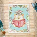 Тканевая карточка "Первоклашка. Ежик" (ScrapMania)