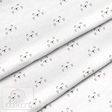 Отрез ткани 79х50 см "Мишкины лапки" (Cotton)
