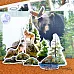 Набор высечек из бумаги "Тайга", 47 шт (ScrapMania)