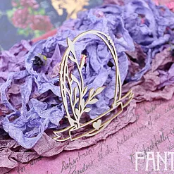 Украшение из чипборда "Рамка с тегом 778" (Fantasy) Украшение из чипборда "Рамка с тегом 778" (Fantasy)