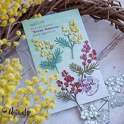 Нож "Ветки мимозы", 6,7х4,5 см (AgiArt)