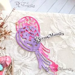 Нож "Воздушные шары. С цветами", 3,9х11,5 см (ScrapMania) Нож "Воздушные шары. С цветами", 3,9х11,5 см (ScrapMania)