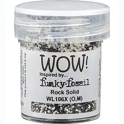 Пудра для эмбоссинга непрозрачная "Rock Solid. Твердая скала" (WOW)