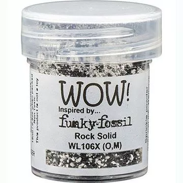 Пудра для эмбоссинга непрозрачная "Rock Solid. Твердая скала" (WOW)