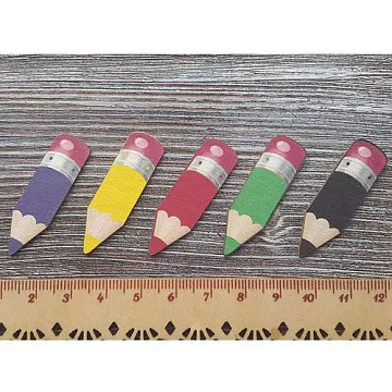 Набор украшений из цветного чипборда "Карандаши" (Благолис)