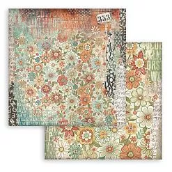 Набор бумаги 30х30 см "Furry Friends. Фоновый", 10 листов (Stamperia)