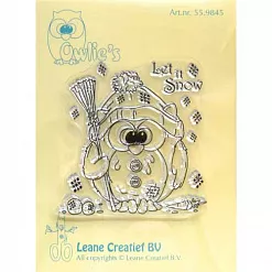 Штамп "Совенок дворник" (Leane Creatief)