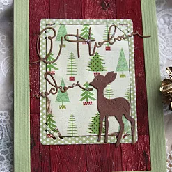 Нож "С новым годом 3", 6х2,5 см (Scrapfriend)
