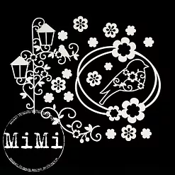 Набор украшений из чипборда "Летняя. Настроение" (MiMi Design)