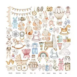 Бумага 30х30 см "Cute baby. Для вырезания" (Alchemy of Art) Бумага 30х30 см "Cute baby. Для вырезания" (Alchemy of Art)