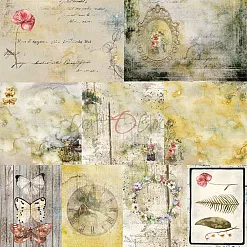 Бумага 30х30 см "Summer charm 11. Картинки для вырезания" (CraftO'clock) Бумага 30х30 см "Summer charm 11. Картинки для вырезания" (CraftO'clock)