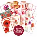 Набор бумажных карточек "Poppies" (Hunkydory) Набор бумажных карточек "Poppies" (Hunkydory)