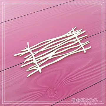 Чипборд "Плетеная изгородь" (СкрапМагия)