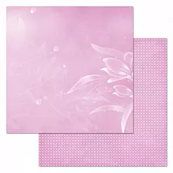 Бумага "Фономикс. Розовый. Лепестки" (ScrapMania)